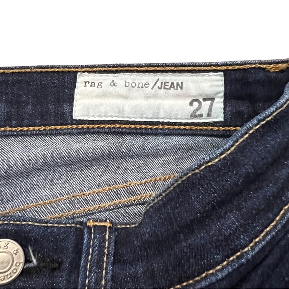 SOLD- rag & bone High Rise Skinny Jeans Heritage Wash Size 27 - Picture 5 of 9